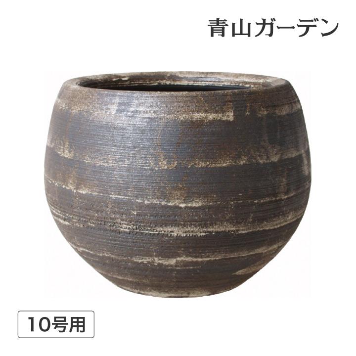 ヒート 信楽焼の鉢カバー - 花瓶