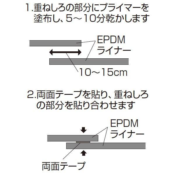 池 流れ EPDMポンドライナー 専用 下地処理剤 DIY タカショー / EPDM用プライマー /小型｜garden｜02