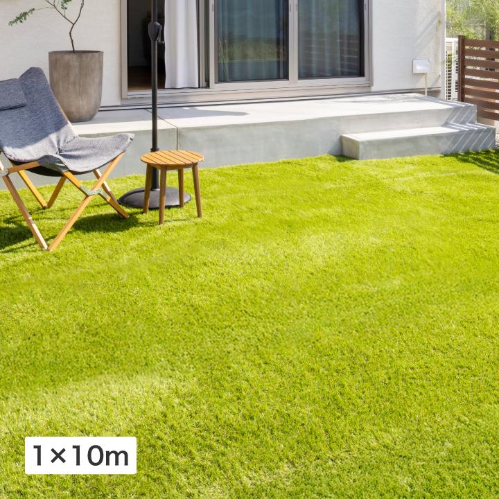 タカショー ロール リアル 人工芝 1m×10m 通常タイプ 芝丈30mm 芝生マット 庭 屋外 ガーデニング 店舗 施設 ドッグラン /小型（Yahoo!・青山ガーデン ヤフー店）