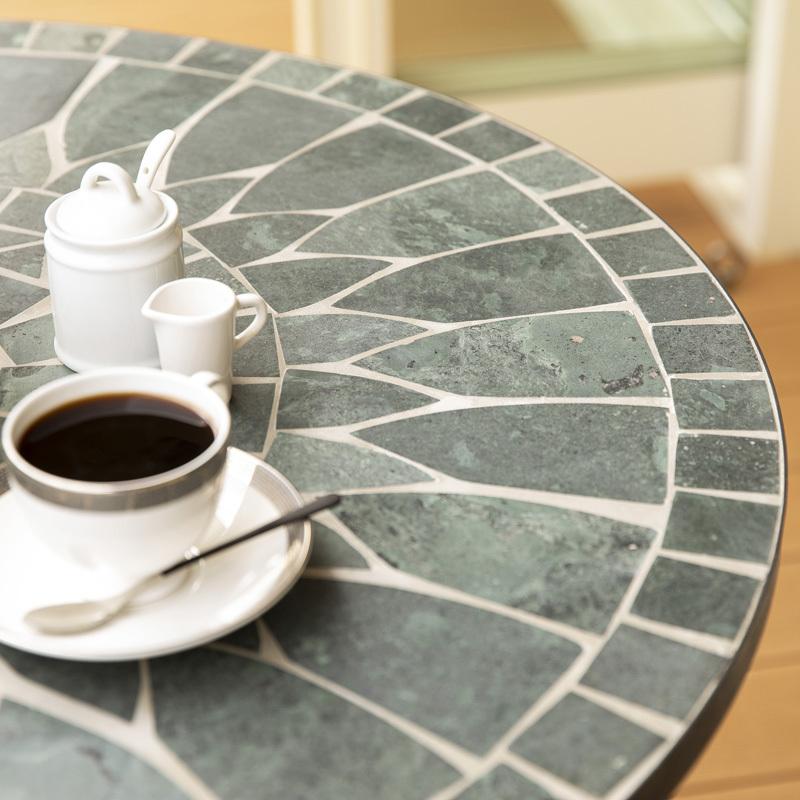 値下げ】モザイクタイル ローテーブル グリーン 楽天市場