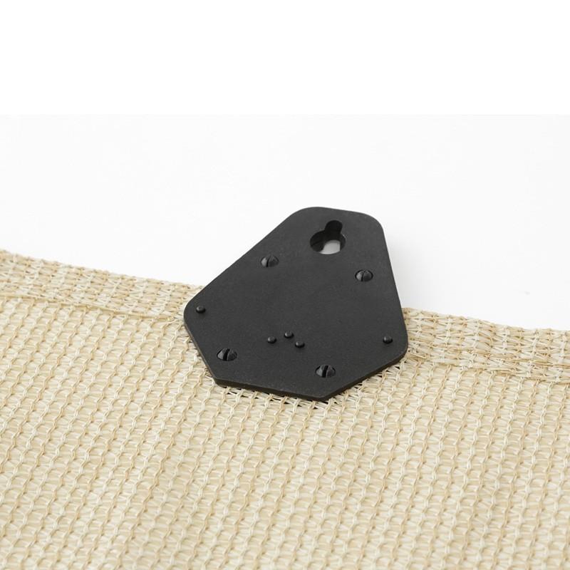 タカショー 日よけ シェード 取り付け ハトメ プラスチック クリップ