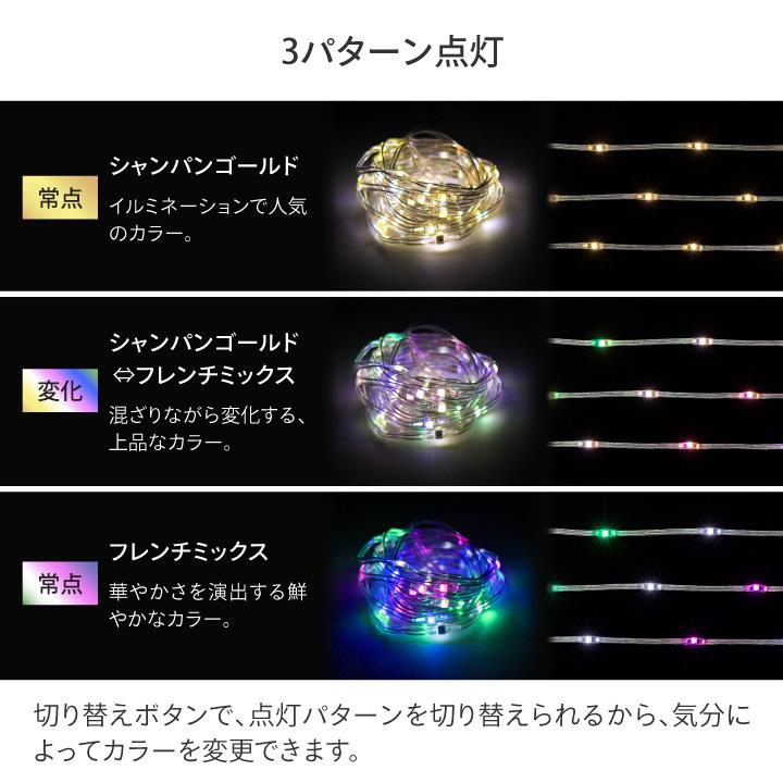 タカショー イルミネーションライト 屋外 LED 屋内 電池式 ガーデン