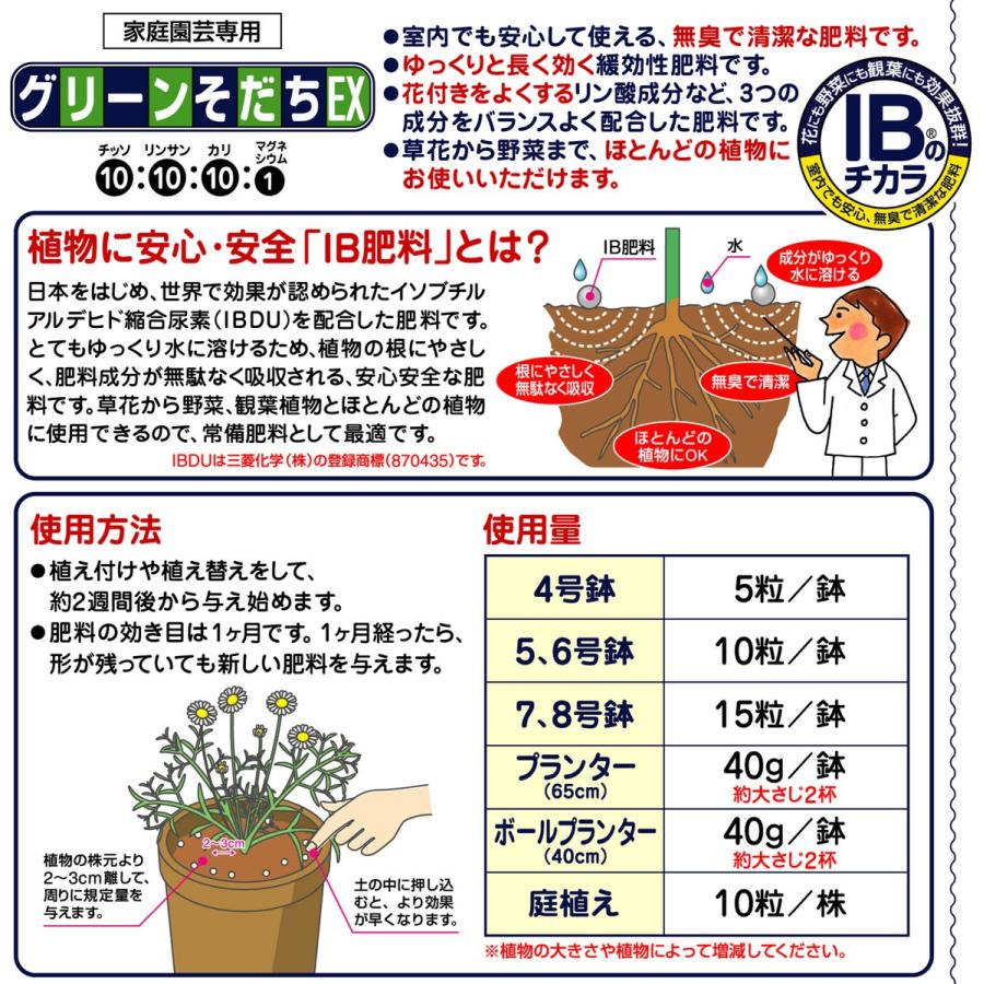 肥料 菜園 ガーデニング 園芸 グリーンそだちex Ibのチカラ 1 4kg A 青山ガーデン Paypayモール店 通販 Paypayモール