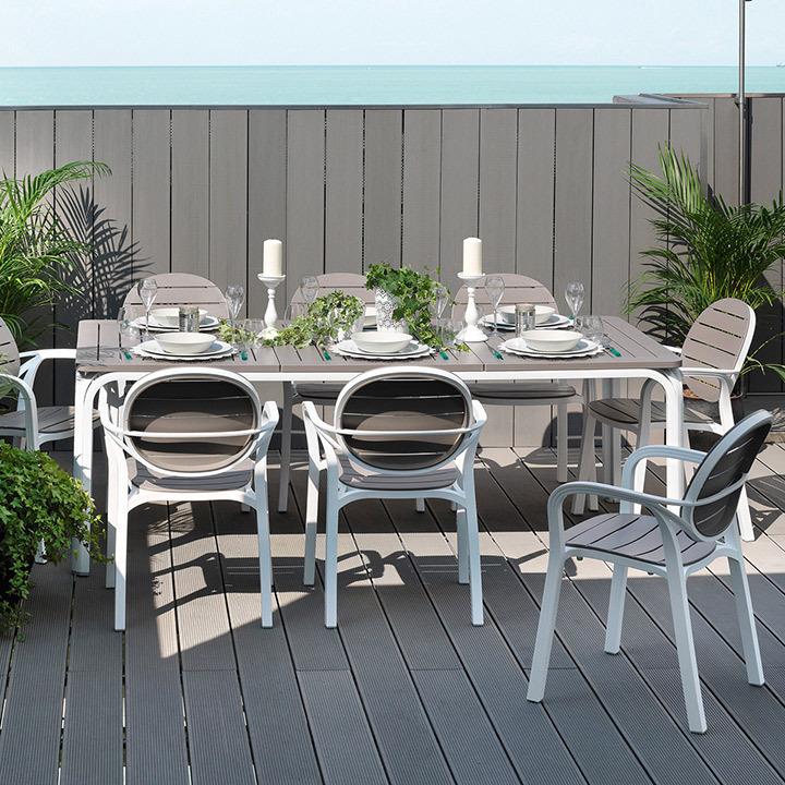 タカショー NARDI テーブル イス セット 机 椅子 チェア 屋外 家具