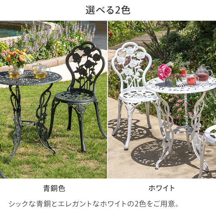 鋳物テーブル　ガーデンテーブル　薔薇柄エレガント 鋳物テーブル ガーデンテーブル 薔薇柄エレガント 【公式通販】