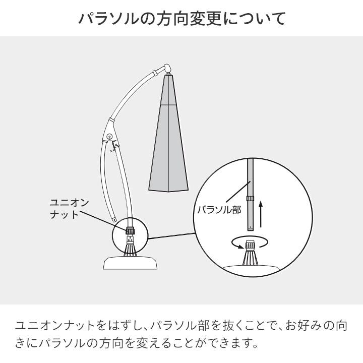 タカショー 爆買 パラソル 日よけ 遮光 紫外線 UV 影 自立 庭 ガーデン