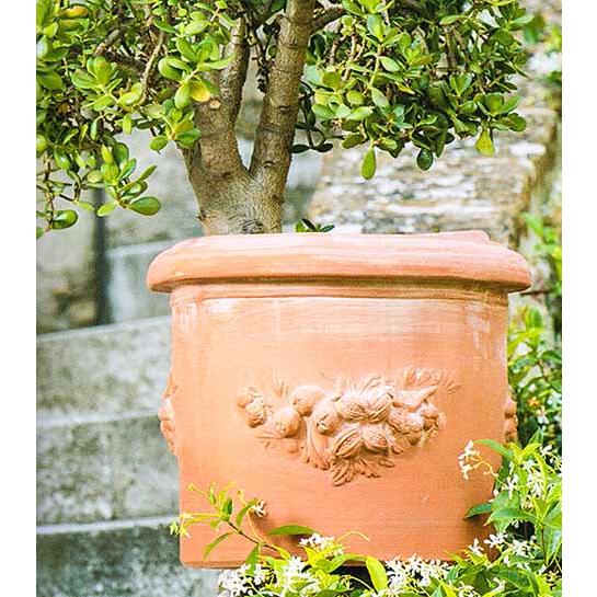 イタリア製テラコッタプランター 筒型フェストナート35 Classico Toscano Cod 19 4163 素焼き 植木鉢 G Cody ガーデンアート増樹yahoo 店 通販 Yahoo ショッピング