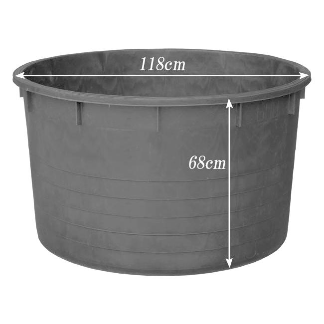 大型 プランター ビッグポット 118 φ118cm 600L 大きい 植木鉢