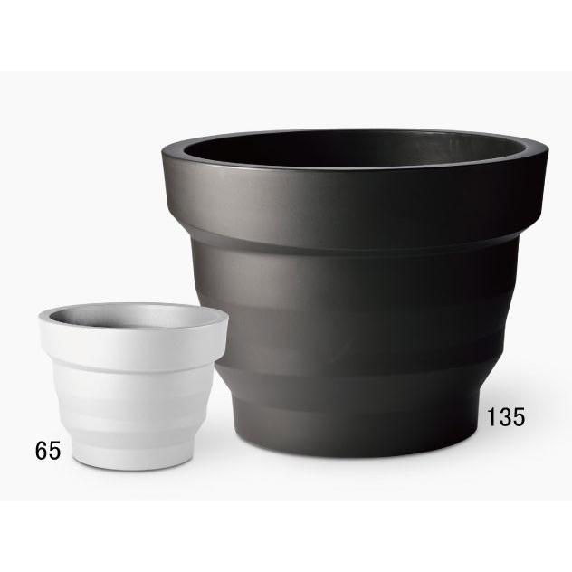 イタリア製デザイナーズプランター レベロ65 （直径65cm×高さ50cm） プラスト・コレクション Leberot EP-6233 Plust Collection MADE IN ITALY
