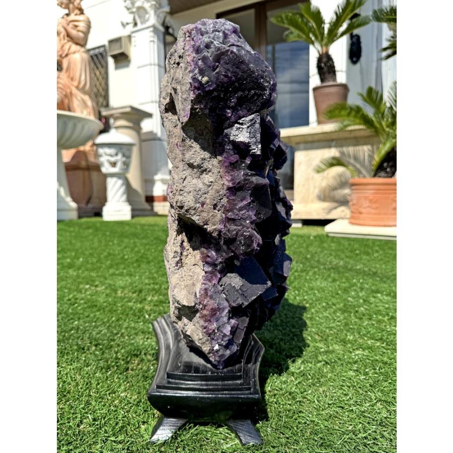 【厳選 稀少 】パープルフローライト クラスター　蛍石 鉱物  標本結晶　原石 形状お任せ パープルフローライト(蛍石) 100g 鉱物 鉱石 原石