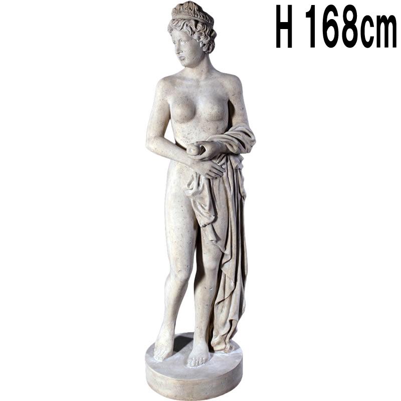 リンゴを持つヴィーナス 高さ168cm 彫刻風 大きい オブジェ フィギュア