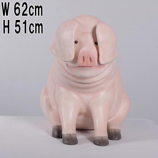 【ARTEFICE】イタリア製 豚の置物 高さ:約21cm×横幅:約27cm 楽天市場】置物 お座りピンク 小豚 特大 ブタグッズ 高さ46.5cm 巨大