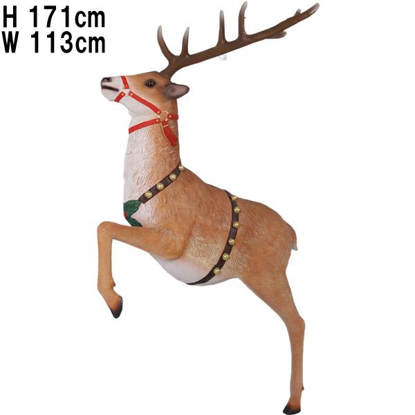 トナカイ 壁掛け 大きい シカ 動物 ウォール FRP オブジェ 可愛い