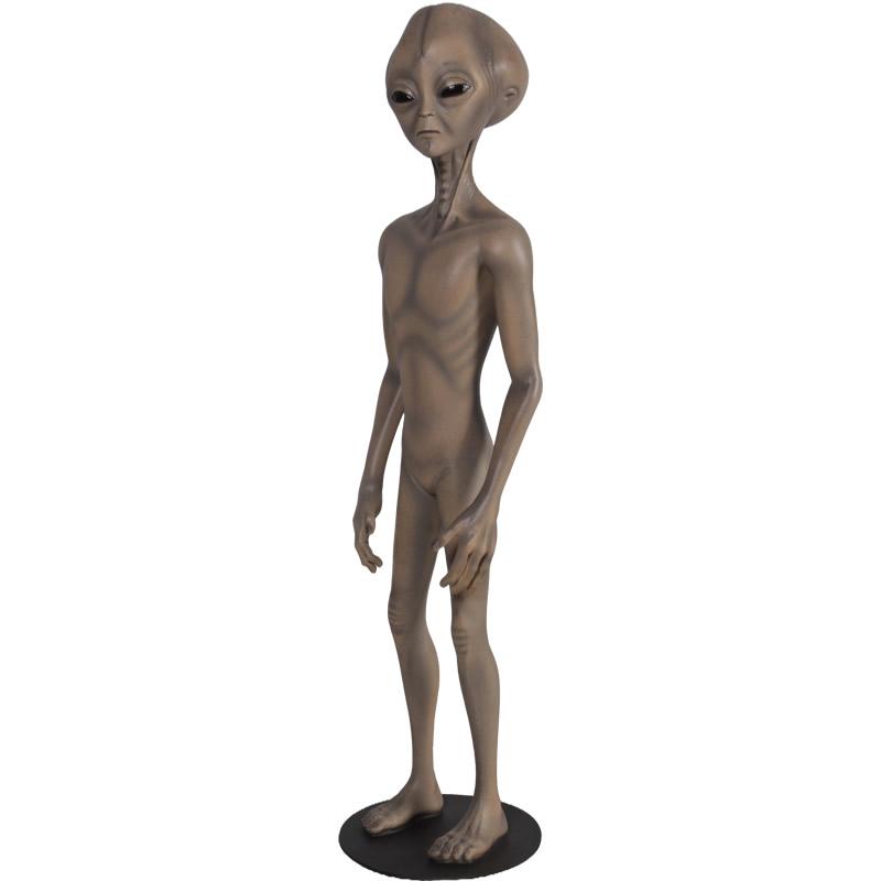 メタル 廃材アート エイリアン LED 上半身可動　高さ46cm メタル 廃材アート エイリアン LED 上半身可動 高さ46cm