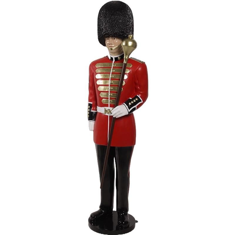 王位英国陸軍の立像 大きい オブジェ クリスマス 飾り イギリス