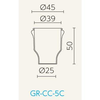ギリシャ製テラコッタプランター グラストラC （直径45cm 高さ50cm） クレタ島シリーズ Crete in Greece Glastra GR-CC-5C 素焼き 植木鉢 送料無料_3
