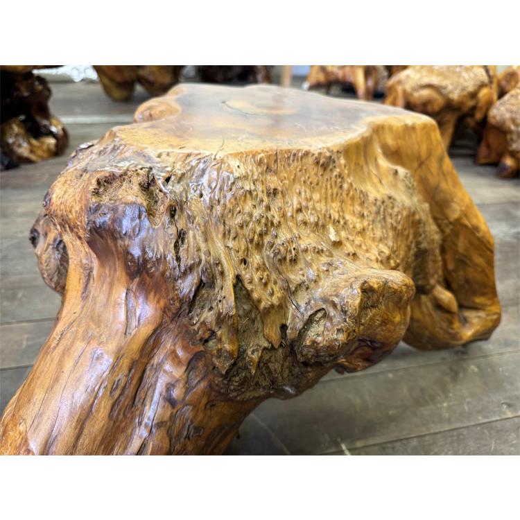 送料無料 自然木 木の根 座卓 低い テーブル W72cm 花台 盆栽卓