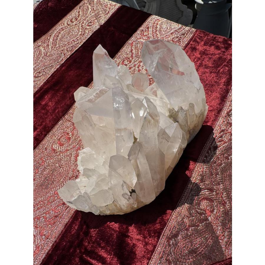 パワーストーン　クリスタル　水晶クラスター　原石　112g　No.212 楽天市場】【高品質厳選一点物】水晶クラスター 原石 Crystal