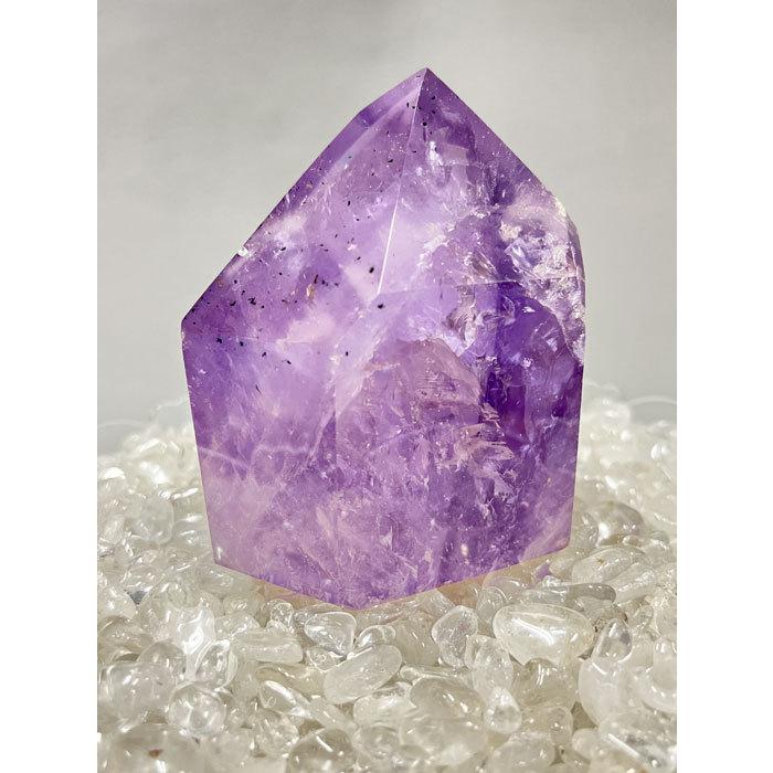 天然 アメジスト 紫水晶 一本剣 H11.5cm ポイント 送料無料 パワーストーン 鉱物 石 特大 塊 クリスタルクォーツ 天然石 置物 紫 パープル インテリア 風水 浄化_12