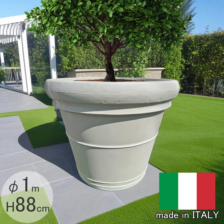 植木鉢 特大 イタリア製 イタリア製 プランター ダブルリム 430L 特大 超大型 大きい 植木鉢