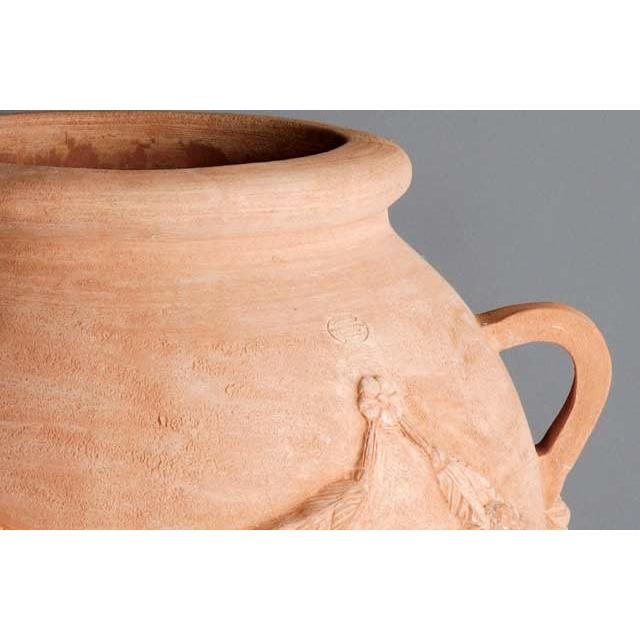 イタリア製テラコッタプランター 壺70 （直径64cm 高さ34cm