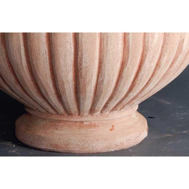 イタリア製テラコッタプランター スキャネラッタ （直径62cm 高さ52cm