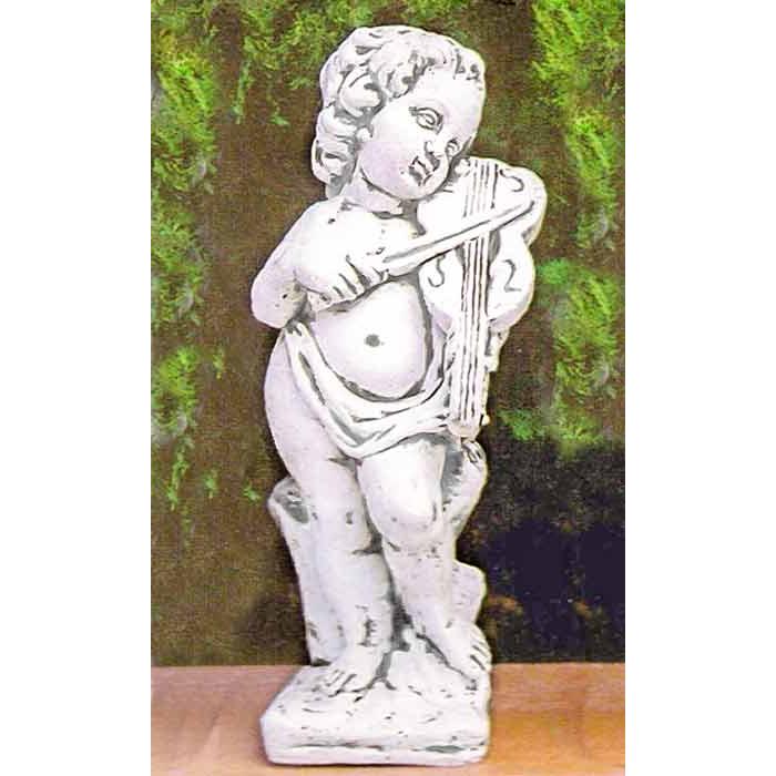 イタリア製子供像（ガーデン オーナメント）　天使の楽隊（バイオリン）　PapiniAgostino　Art.434 石像