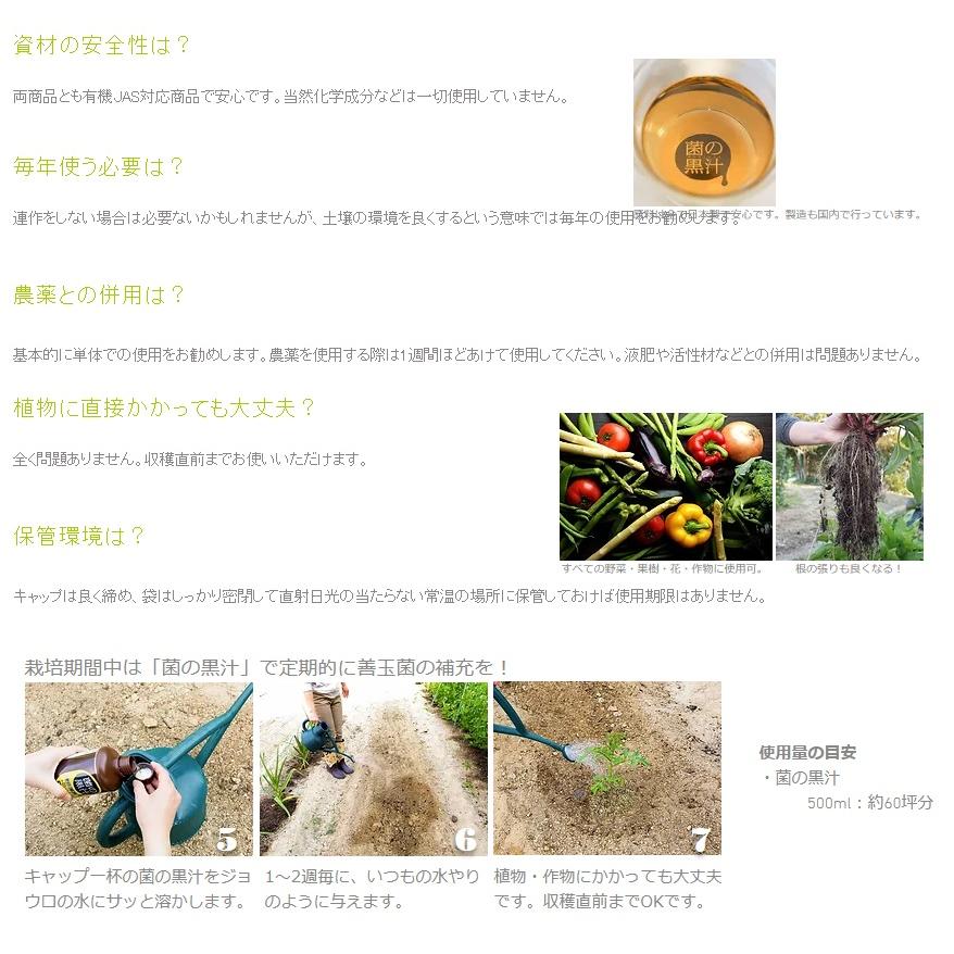 菌の黒汁　10L 〜善玉菌入 連作障害改善 光合成細菌 液体有機たい肥 ヤサキ_2