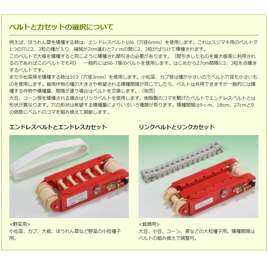 向井工業 手押しタイプ播種機種まきごんべえ【カセット付き本体 HS