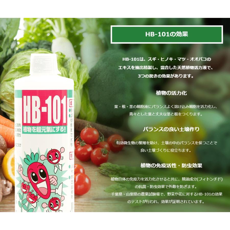 フローラ　HB-101 1L＋6ｃｃサンプル3本付 〜無農薬栽培 天然植物活力剤 HB101_2