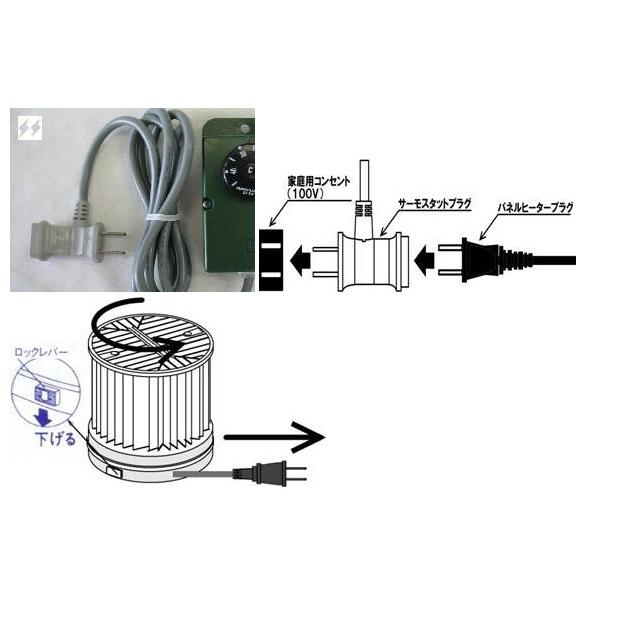 最安値に挑戦 美品 パネルヒーターｓｐｚ ２５０ 新型サーモ付き 温室保温用ヒーター 保障できる Joehill Nl