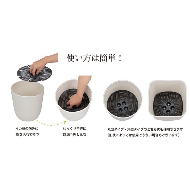 鉢底ネット ピタッと スノコ 23型 2枚入り黒 鉢底土ネット L 80c2 ガーデニングどっとコムyahoo 店 通販 Yahoo ショッピング