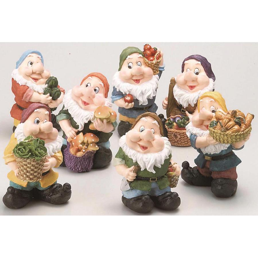 △ 七人の小人｜小人の植木鉢｜ 紫の帽子｜プランター オブジェ