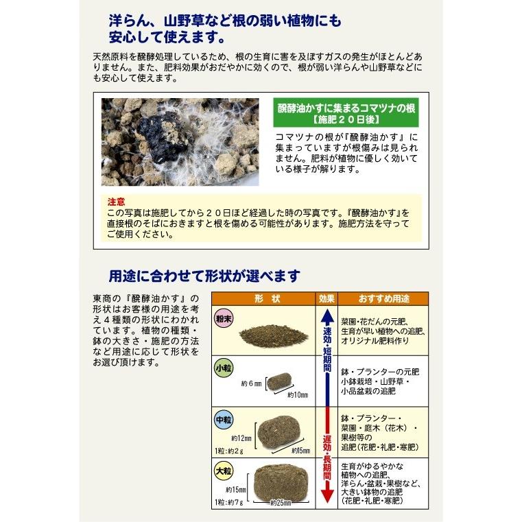 東商 醗酵油かす 業務用kg粉末 無地袋入り 欠品 遅送 キャンセル場合あり 代引きは別途 5 000円追加送料 発酵油粕 Ttout ガーデニングどっとコムyahoo 店 通販 Yahoo ショッピング