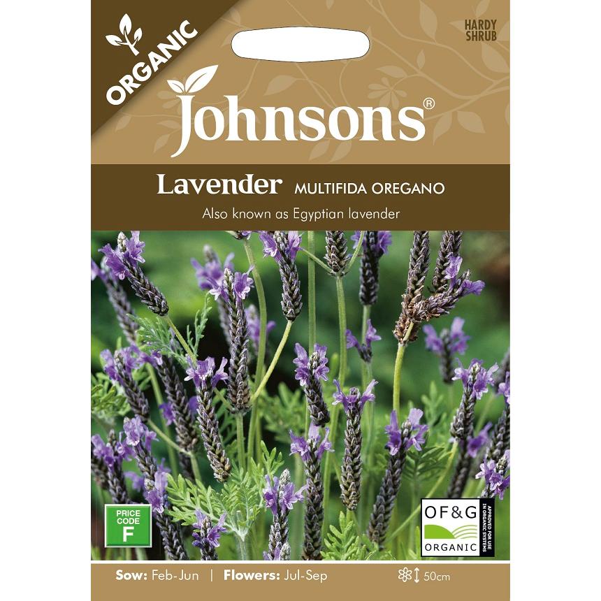 種子】Johnsons Seeds ORGANIC Lavender MULTIFIDA OREGANO