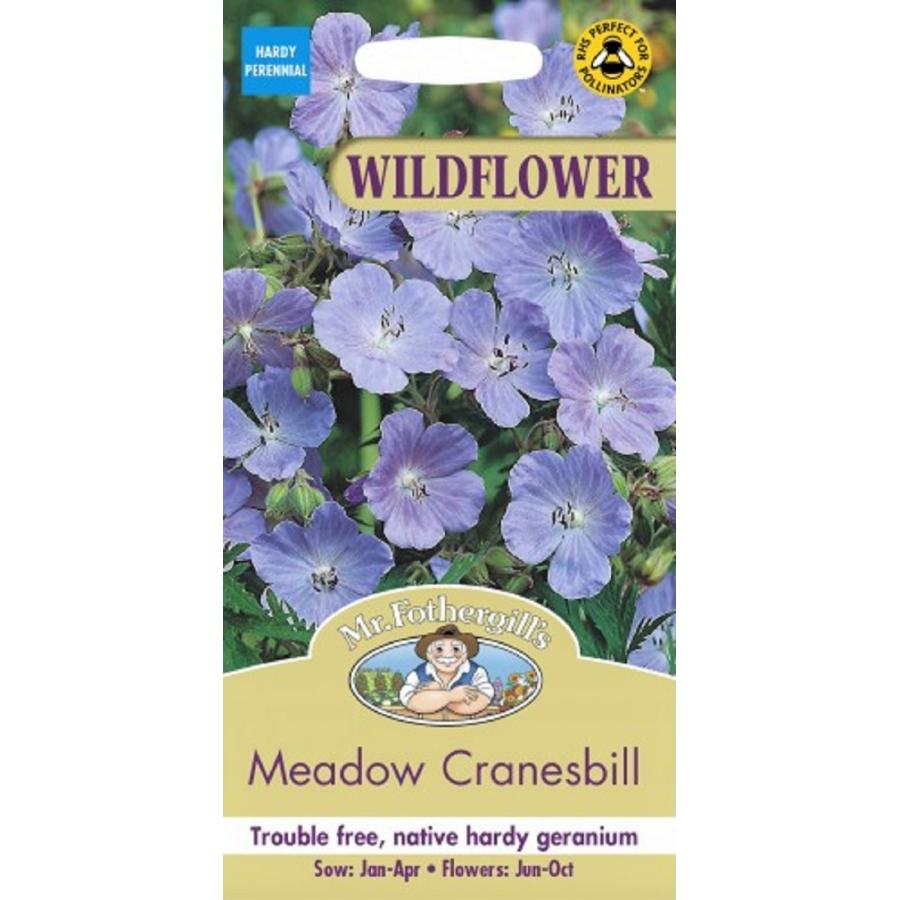 【種子】Mr.Fothergill's Seeds Wildflower Meadow Cranesbill ワイルドフラワー メドー・クラネスビル ミスター・フォザーギルズシード｜gardeningivy