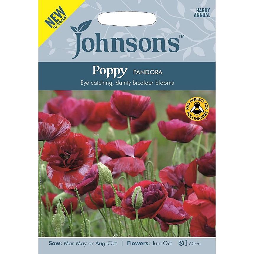 輸入種子 Johnsons Seeds Poppy Pandora ポピー パンドラ ジョンソンズシード Hanatane 1348 Gardener S Shop Ivy 通販 Yahoo ショッピング