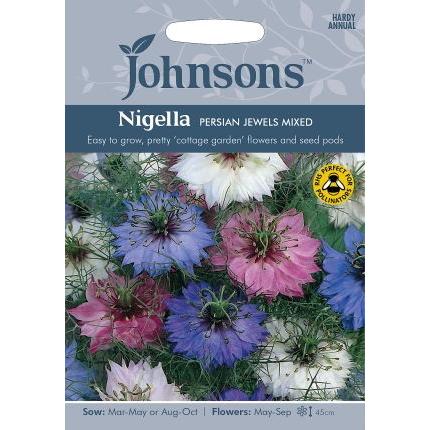輸入種子 Johnsons Seeds Nigella Persian Jewels Mixed ニゲラ ペリシアン ジュエル ミックス ジョンソンズシード Hanatane 392 Gardener S Shop Ivy 通販 Yahoo ショッピング