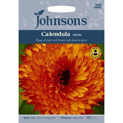 種子】Johnsons Seeds Calendula Neon カレンデュラ（キンセンカ
