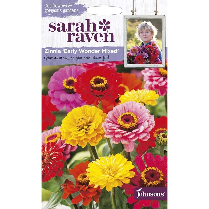 【種子】Johnsons Seeds Sarah Raven Cut flowers & gardens Zinnia
