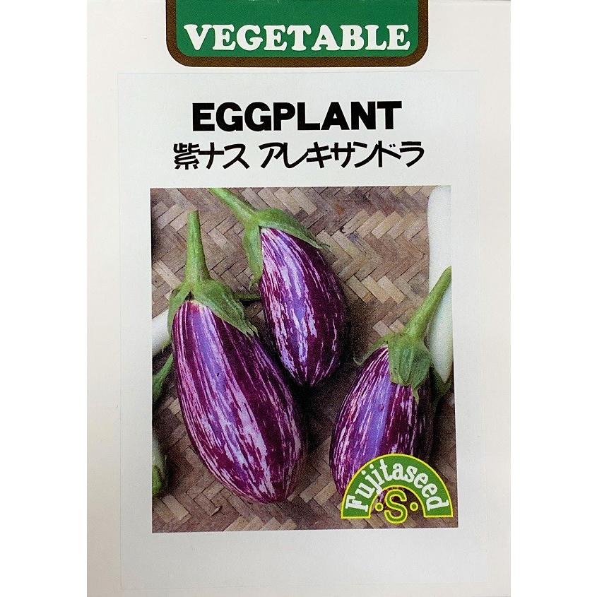 野菜種子 紫ナス アレキサンドラ 藤田種子のタネ : Gardener s Shop