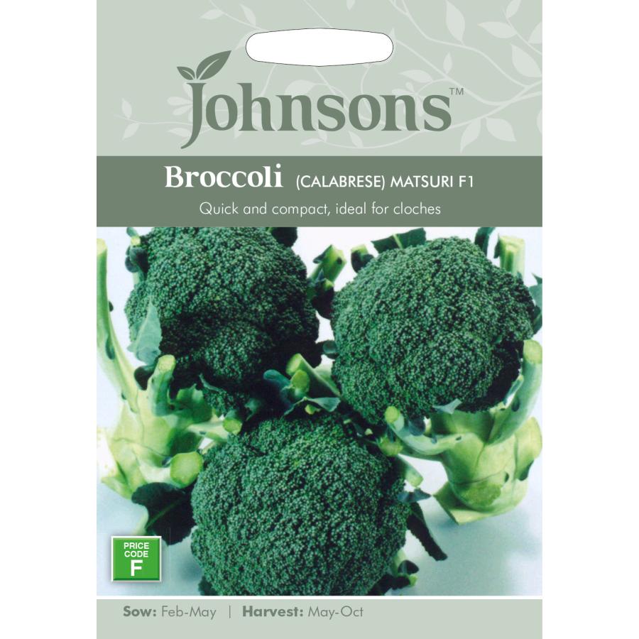 種子】 Johnsons Seeds Broccoli (CALABRESE) MATSURI F1 ブロッコリー