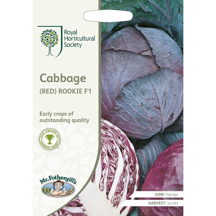 輸入種子】 Mr.Fothergill's Seeds Royal Horticultural Society Cabbage(RED) ROOKIE  F1 RHS キャベッジ(レッド) ルーキー F1 :yasaitane-1283:Gardener s Shop Ivy - 通販 -  Yahoo!ショッピング