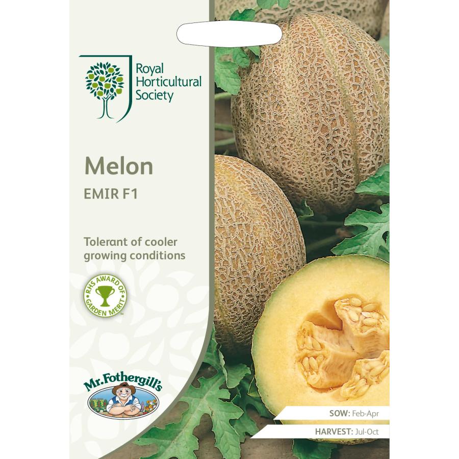 【種子】 Mr.Fothergill's Seeds Royal Horticultural Society Melon EMIR F1