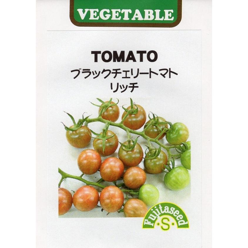 野菜種子 ブラックチェリートマト リッチ 藤田種子のタネ : Gardener s