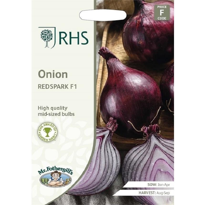 輸入種子 Mr.Fothergill#039;s Seeds Royal Horticultural 熱販売 Society Onion オニオン REDSPARK F1 ミスター 最大44%OFFクーポン レッドスパーク RHS フォザーギルズシード