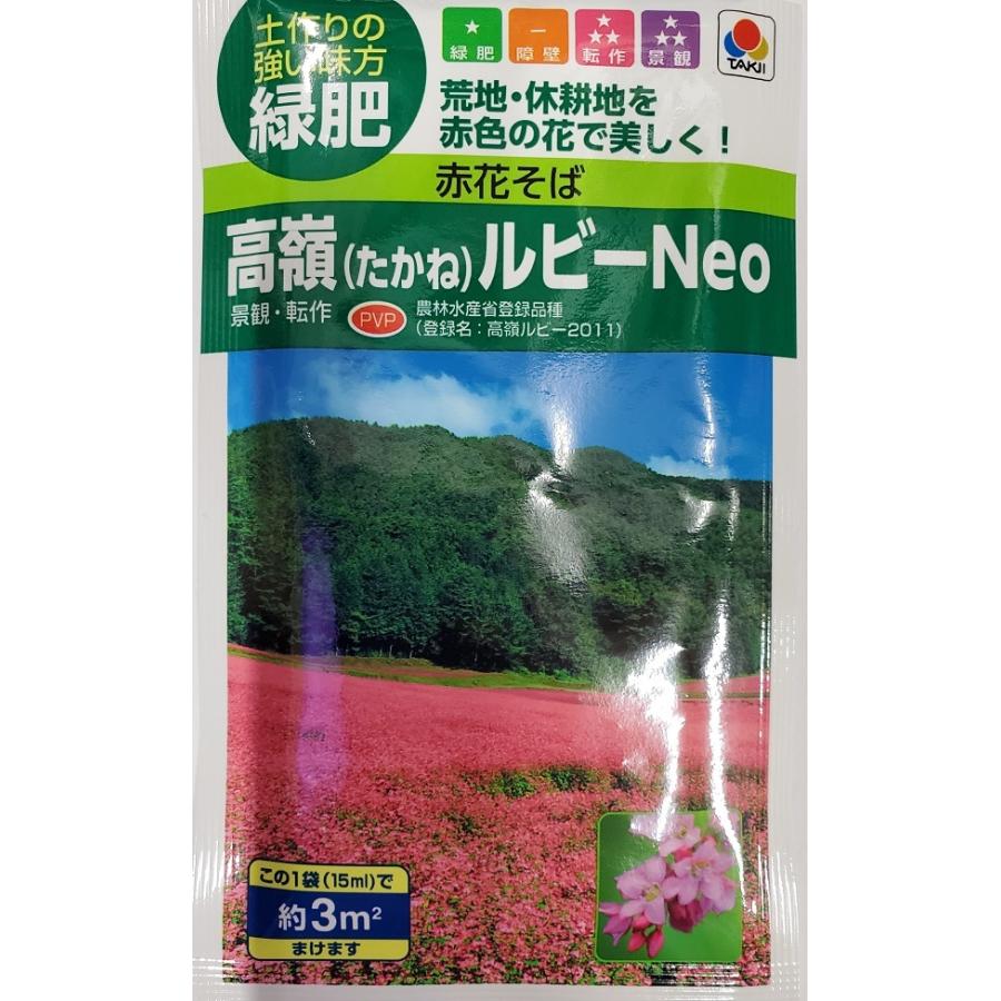 種子 高嶺ルビーneo 赤花そば タキイ種苗のタネ 農林水産省登録品種 登録名 高嶺ルビー11 Yasaitane 725 Gardener S Shop Ivy 通販 Yahoo ショッピング