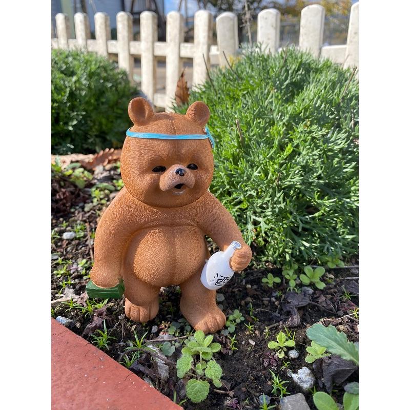 MURATAYA DAD BEAR レジンダッドベアー サケノミ : Gardener s Shop
