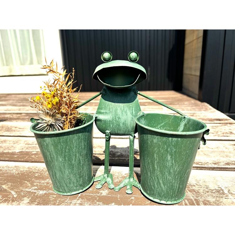 MURATAYA カエルプランターダブル 4716 : Gardener s Shop Ivy - 通販