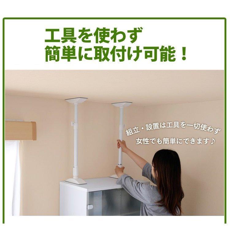 IRIS OHYAMA（アイリスオーヤマ） 突っ張り棒 4本セット 家具転倒防止